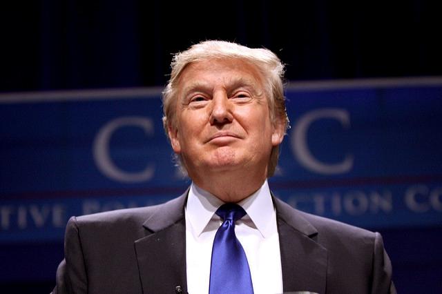 Retrato de Donald Trump