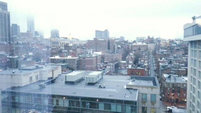 Vista do Tea Room sobre Beacon Hill