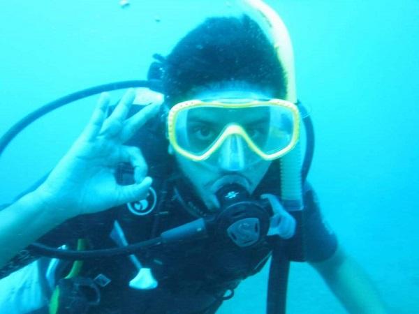Segunda experiência a mergulhar em mar aberto