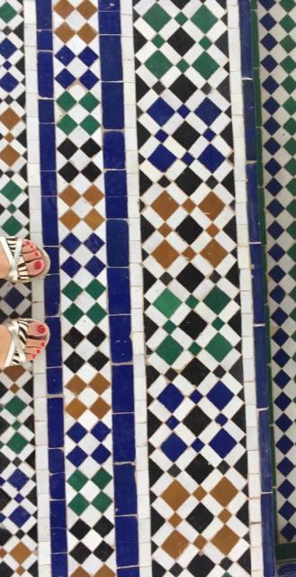Mosaicos em Marraquexe