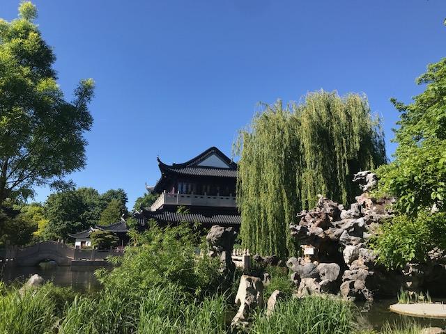 Casa Chinesa no Luisenpark, em Mannheim, Alemanha.