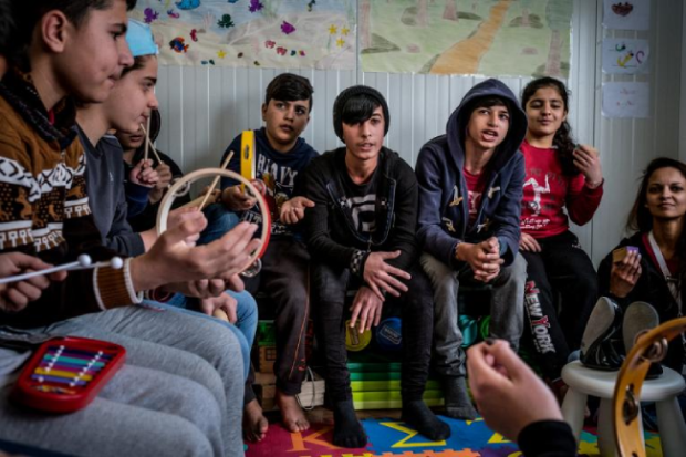 Unicef crianças refugiadas na Grécia