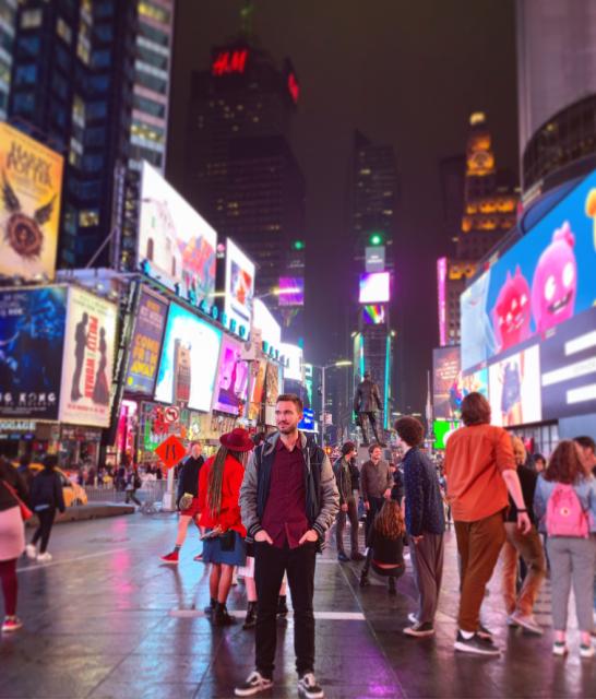 David Silva em Times Square