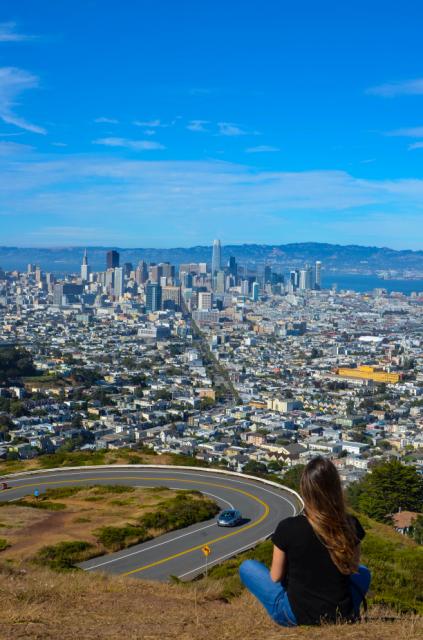 Twin Peaks – um dos pontos mais altos de onde podemos ter uma vista panorâmica sobre a cidade